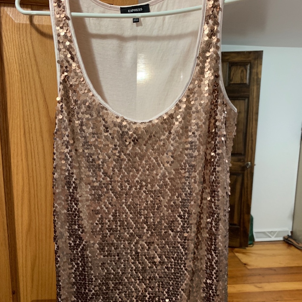 Express sequin tank